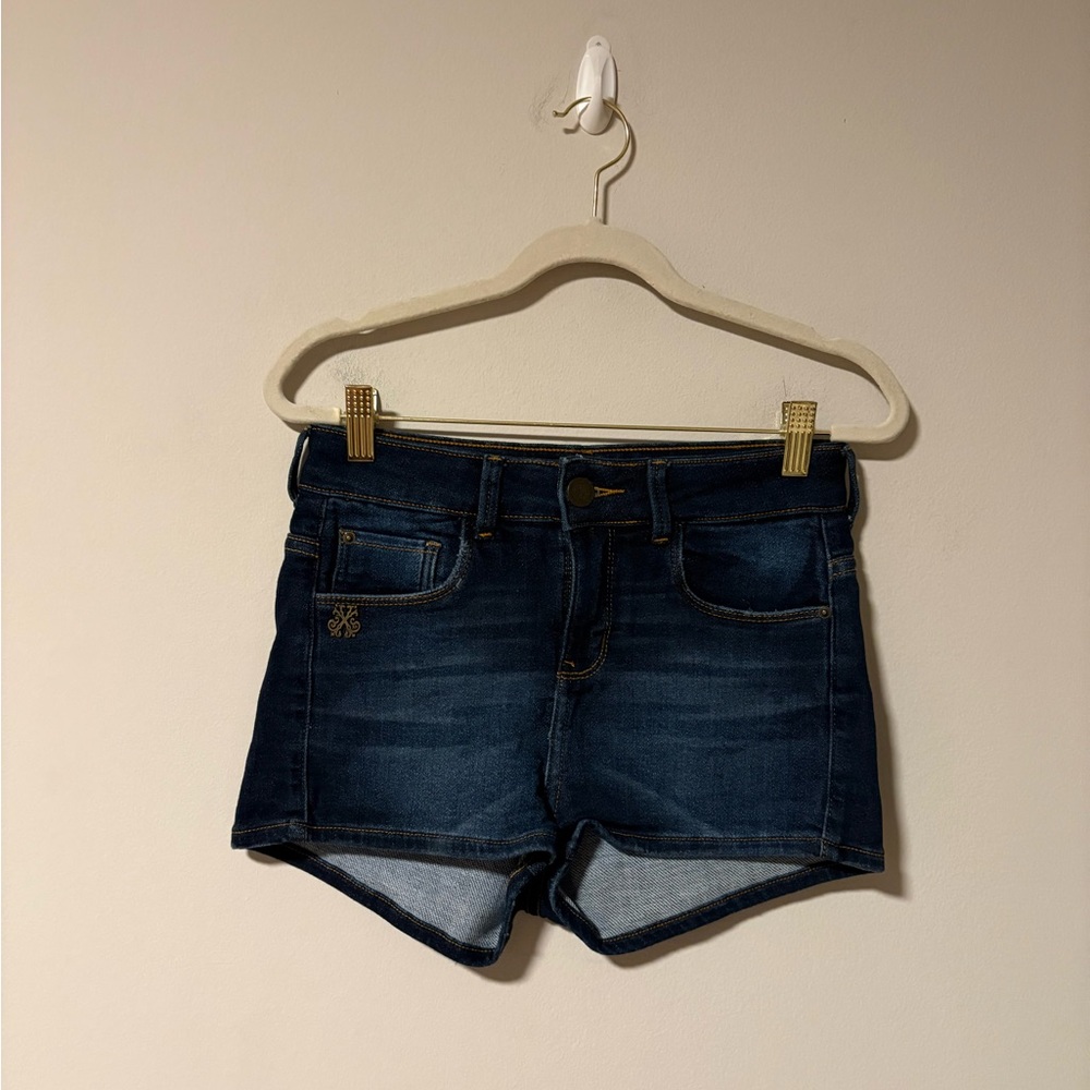 John John Higb Waisted Mini Jean Shorts 34 (US 2)